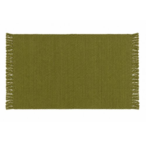 Alfombra lisa algodón verde