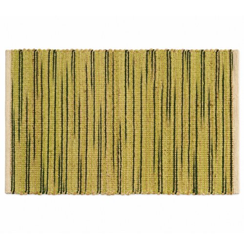 Alfombra Yute y algodón verde