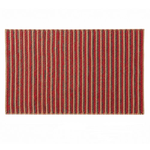 Alfombra 120x180 cm yute y polyester trenzas