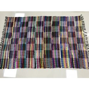 Alfombra 120x180 cm cuadrillé multicolor