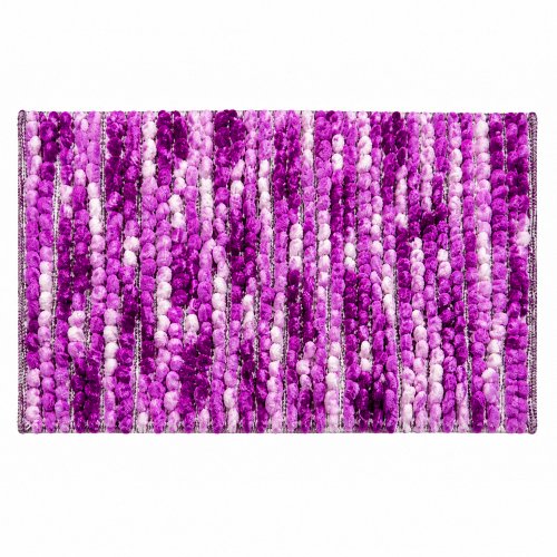 Alfombra nudos degradé 50 x 80 cm rosa