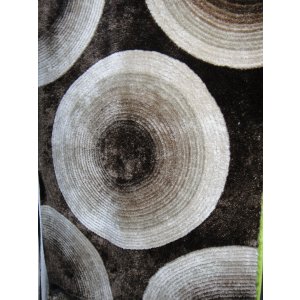 Carpeta 160x230 cm con Círculos grises
