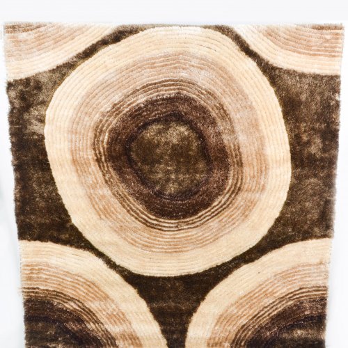 Carpeta 160x230 cm con Círculos marrón 