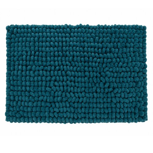 Alfombra 50 x 80 cm bucle turquesa