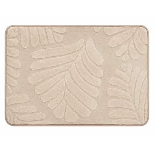 Alfombra hoja con relieve natural