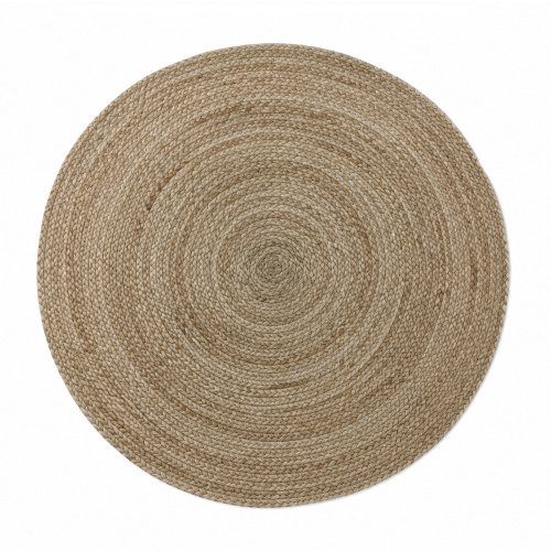 Alfombra yute redonda natural