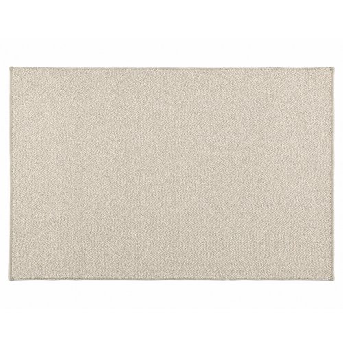 Alfombra 150 x 230 cm beige diseño zigzag