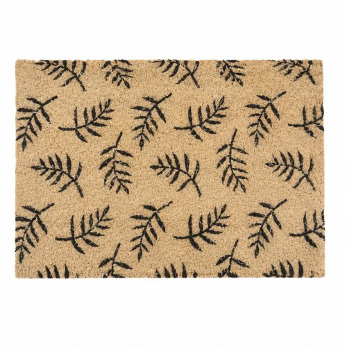 Alfombra de baño 40 x 60 cm impresa hojas.