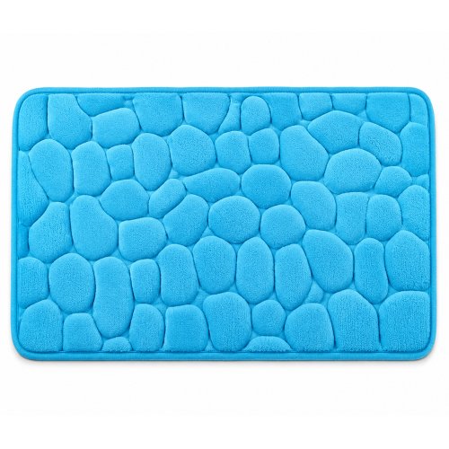 Alfombra de baño de microfibra 40x60 cm piedras