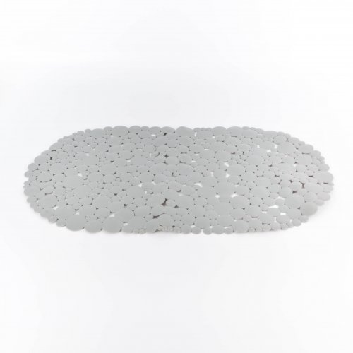 Alfombra de baño antideslizante burbujas - Gris