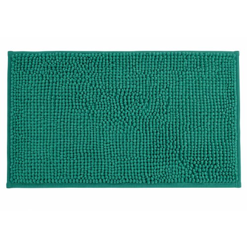 Alfombra de baño microfibra pelo corto 40 x 60 cm verde agua