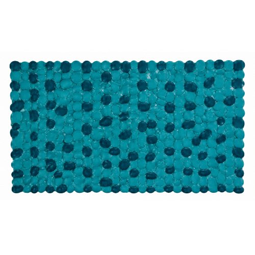 Alfombra PVC 33 x 63 cm circulos turquesa