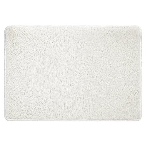 Alfombra baño 40 x 60 cm pelo corto Natural.