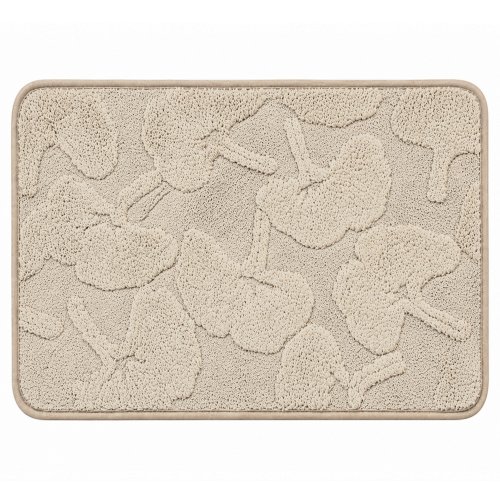 Alfombra baño 40 x 60 cm bonsais con relieve Natural