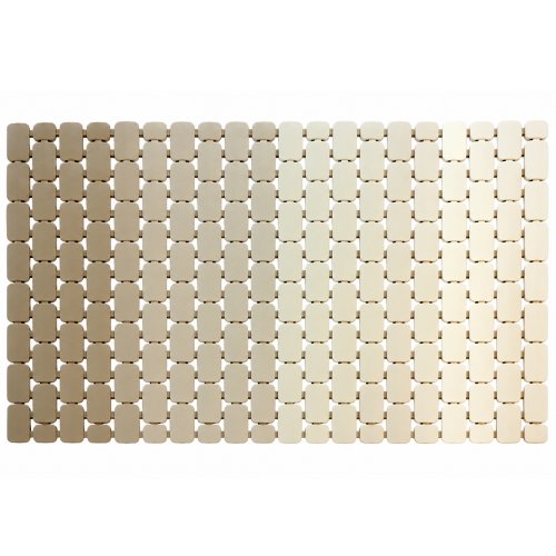 Alfombra de pvc 39 x 72 cm degrade beige