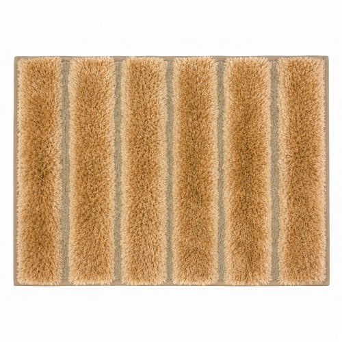 Alfombra de baño 40x60cm pelo largo y corto beige