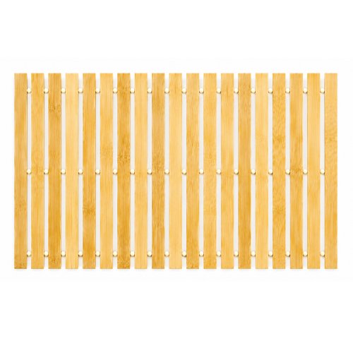 Alfombra de baño 40 x 60 cm listones plegables de bamboo
