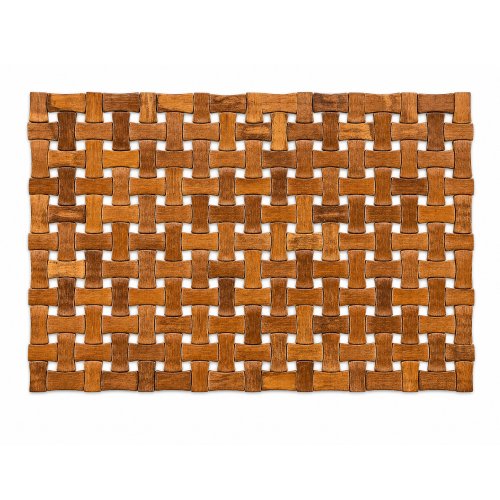 Individual de bamboo 44 x 30 cm huesitos entrelazados