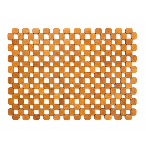 Individual de bamboo 43 x 29 cm diseño panal