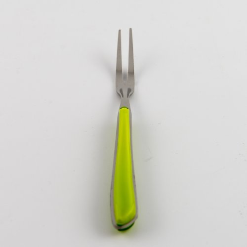 Set x6 tenedores copetin verde