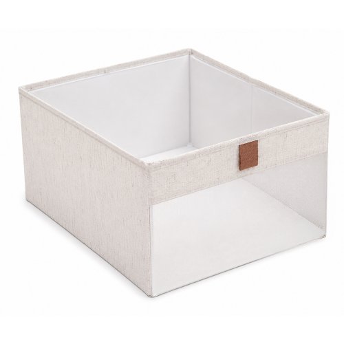 Organizador con visor 25 x 36 x 18 cm jaspeado natural