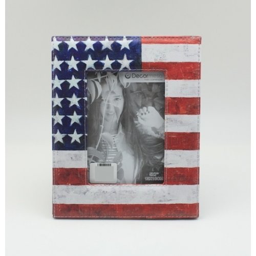 Portarretrato bandera USA 15x20cm