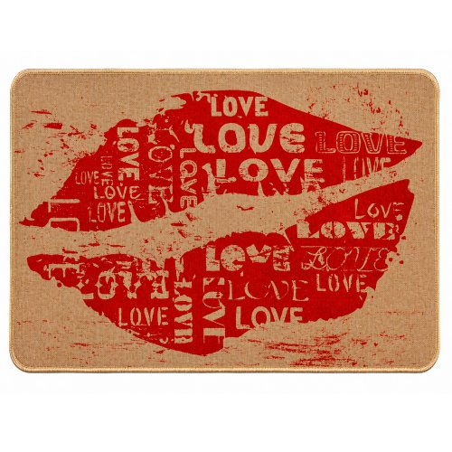 HM-3D-046 Alfombra PVC cocina 45x75cm beso-love