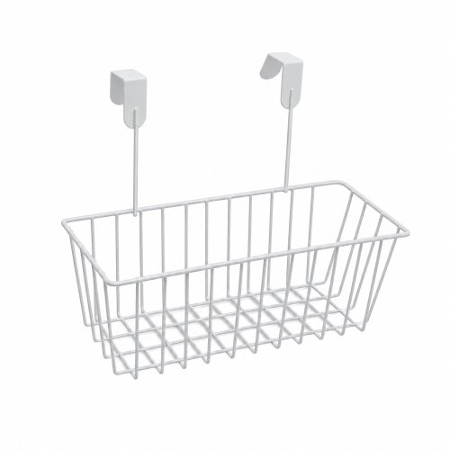 Estante p/puerta alamb bco 27x12x10cm