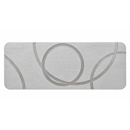 Bandeja baño 11 x 28 cm piedra mágica círculos gris claro